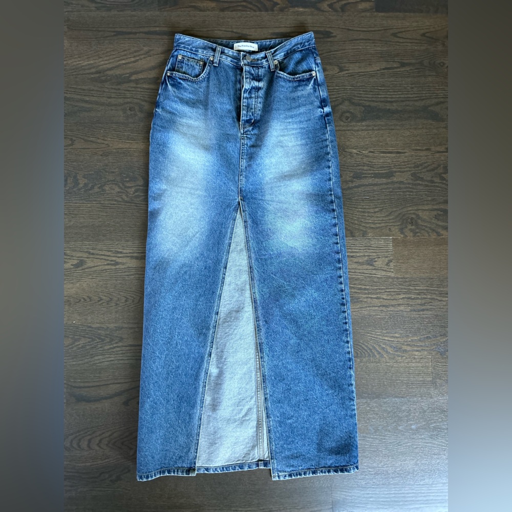 The Frankie Shop Blue Relaxed Jeans with Natural Fading